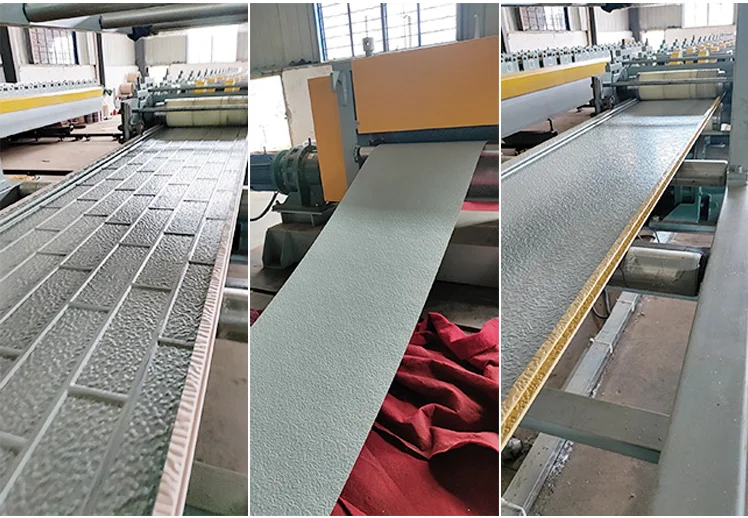 Decorative Thermal Insulation Soundproof PU Polyurethane Exterior Wall Panels Fireproof Sandwich Board Production Line Machine