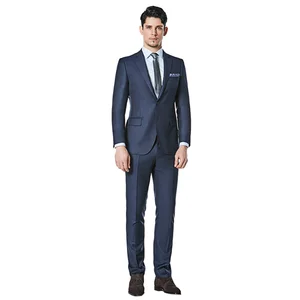 New Style Designer Brands Formal Comfortable Custom Blue Suit Set for Men