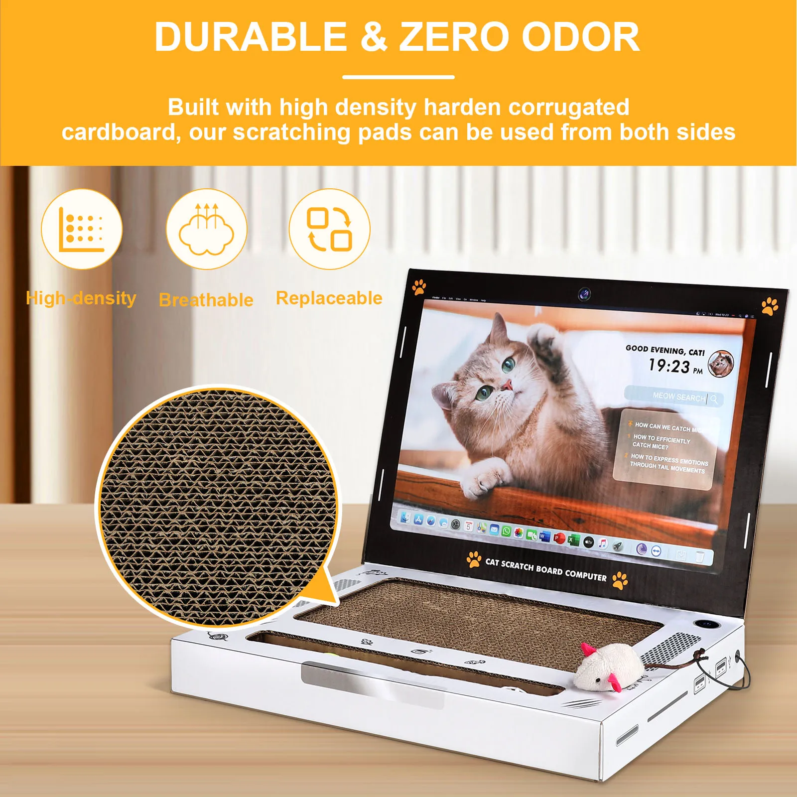 2024 New Laptop Cat Scratch Pad Cardboard Buy Cat Scratch,Cat Scratch