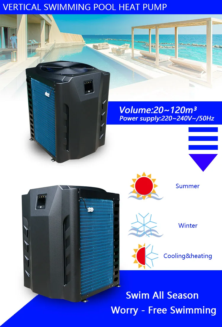 Vertical Type Swimming Pool Heat Pumps Pool Heater Buy Vertical Type