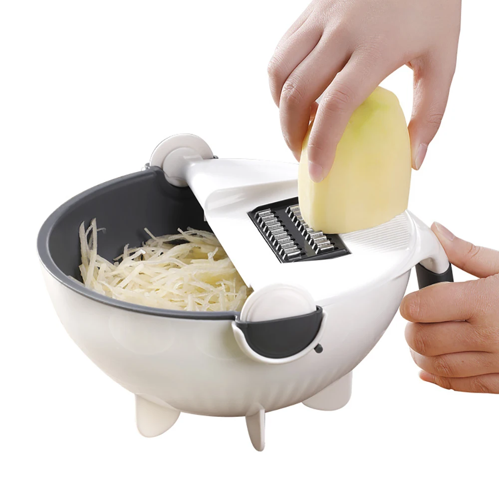  9-in-1 Multi-functional Rotate Vegetable Cutter Manual