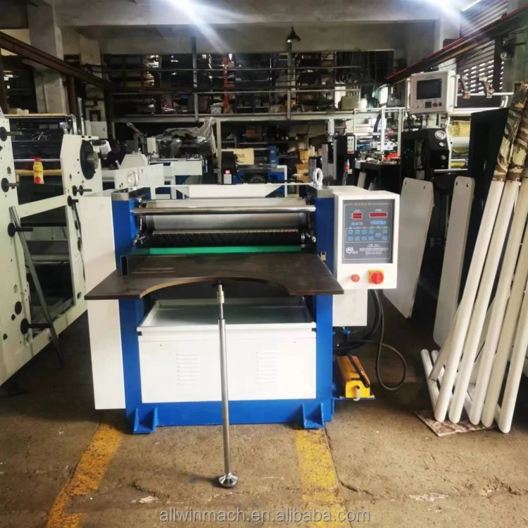 Semi-Automatic Paper Sheet Embossing Machine Prices Paper Texture Emboss Machine