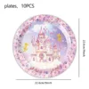 9 inch plate -- purple