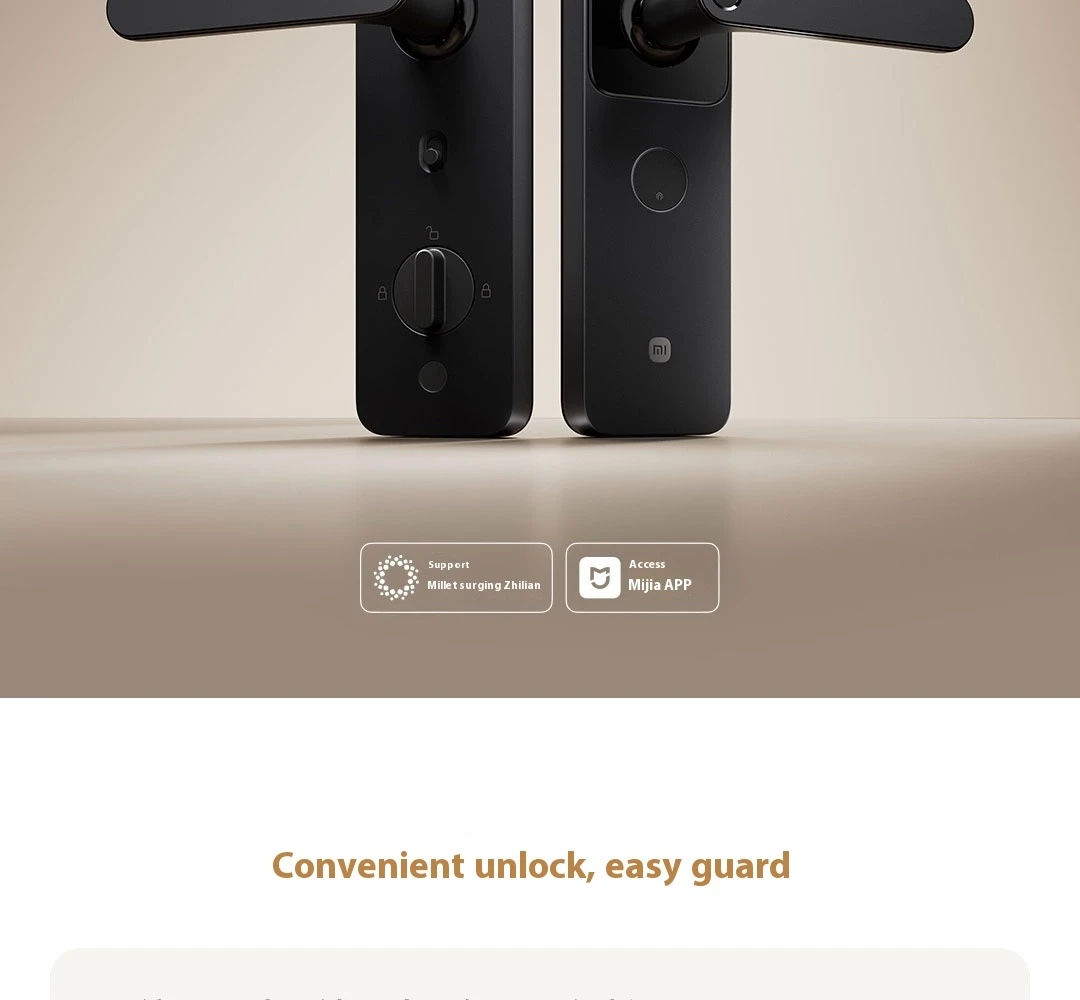 Xiaomi Smart Door Lock E30 with AI Fingerprint Recognition - Keyless ...