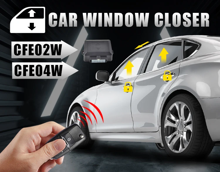 Universal Window Closer Module For Four Windows Closing/opening Automatically For Original Car