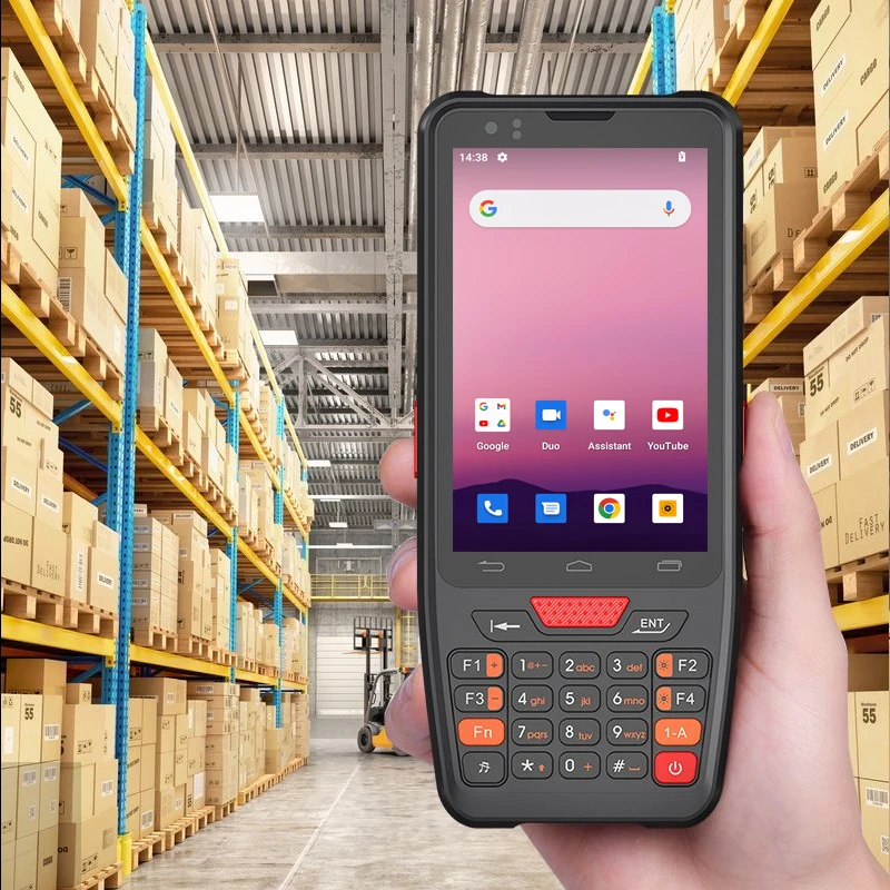 OEM Industrial Rugged PDA Scanner Durable Android Handheld 2D Barcode & NFC Reader WiFi Communication Warehouse Applications