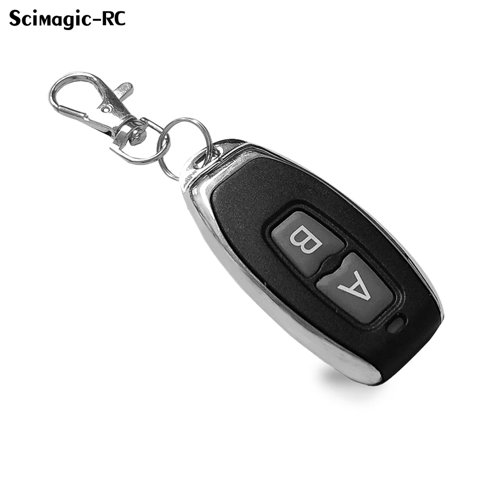 Clone 433 mhz RF Remote Control Learning Code 1527 EV1527 for Gate Garage Door Controller Alarm Included Battery