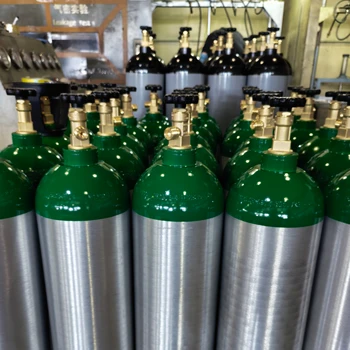 NETC Medical Aluminum Cylinders 10L / 20L Liter  High Pressure  Sell Medical Oxygen Cylinder Best Price