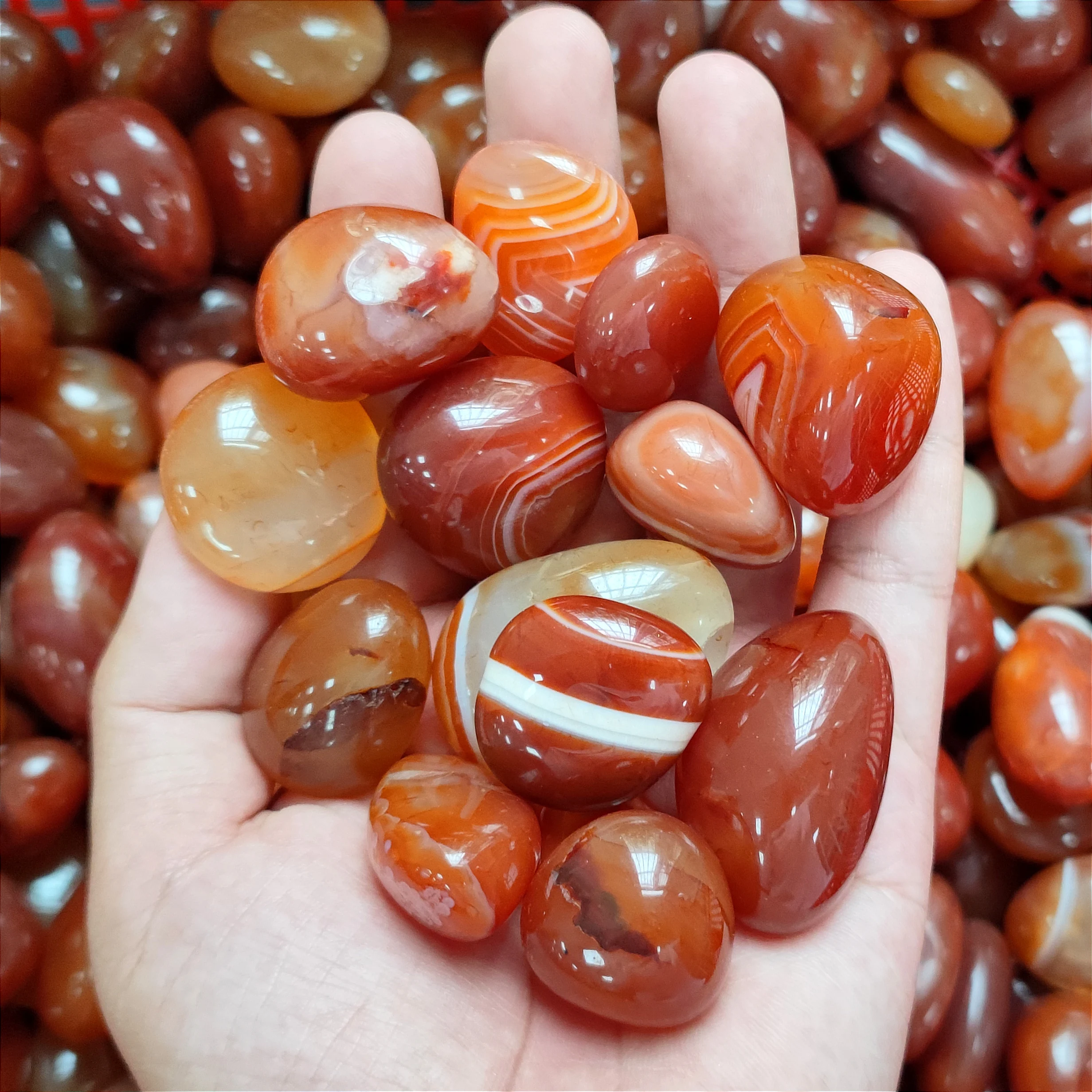 ベンガラ石 Tumbled Carnelian Chrysalis Stone ベンガラ石 Tumbled Carnelian Chrysalis Stone 【公式通販】