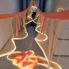 Fil orange, lumière chaude - prix au mètre