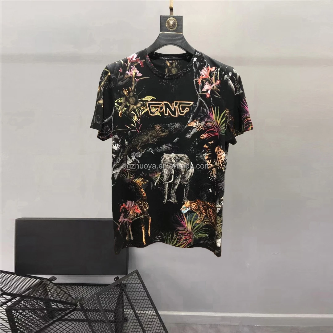 Chinese Factory Men's Ice Silk Cotton Tshirt Men's Premium Light