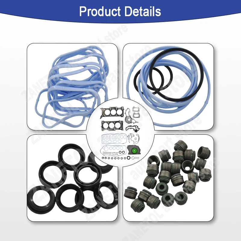 ZANETOL 68361495AA 68297850AC 68297851AB Cylinder Head Gasket Set