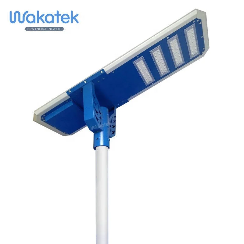 WAKATEK  60W All in One Solar Street Lights Guangdong Outdoor Energy Saving Waterproof Lights