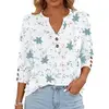 White With Blue Floral