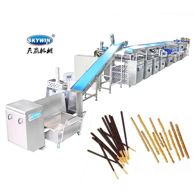 Коммерческая линия по производству печенья для пальцев машина производства Pocky