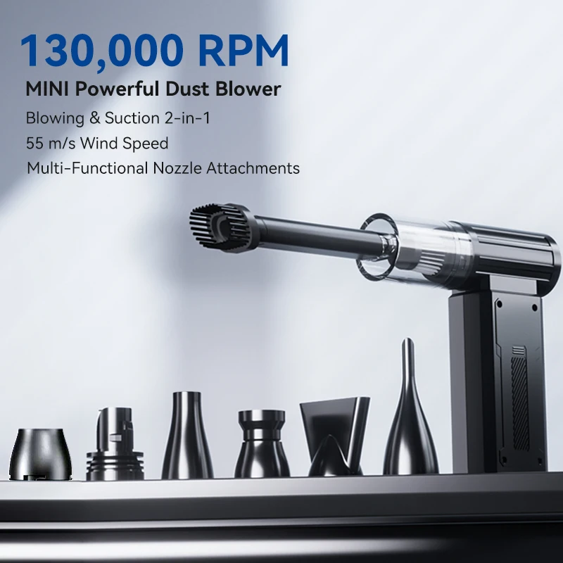 Handheld Mini Violent Turbo Blower Fan: Strong Wind Blows Dust Vigorously, Industrial Power Enhances Cleaning Efficiency
