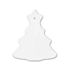 Árbol de Navidad blanco, forma 80*75mm