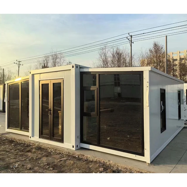 High Quality Expandable Container House for Dormitory Office Holiday House 20ft 40ft expandable house 20*40 expandable container