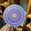 15cm - Back Galaxy Conch+Front Purple Flower