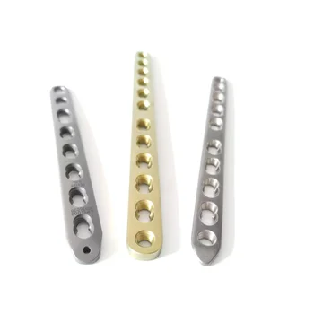 High Quality Orthopedic Titanium Bone Plate 2.4 2.7 Cloverleaf Fusion LCP for Veterinary Surgical Instruments-Animal Implants