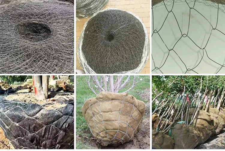 Wire Mesh Basket Tree Root Ball Machine Tree Wire Basket Transplant