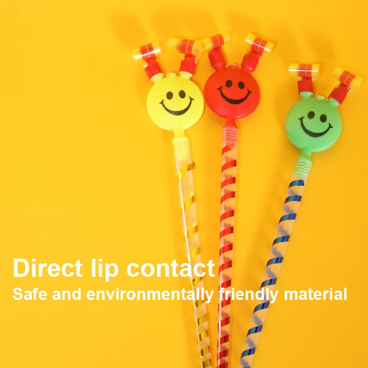 Большой свисток со смайликом дракона детская игрушка длинный гудок