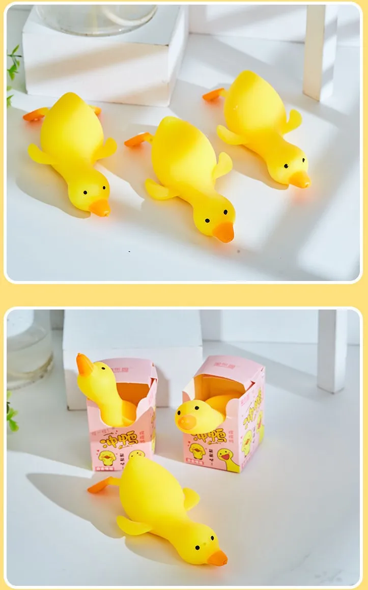2022 Mini Small Duck Fidget Squeeze Toys High Quality Cute TPR Squishy Mochi Toy Animal for Kids