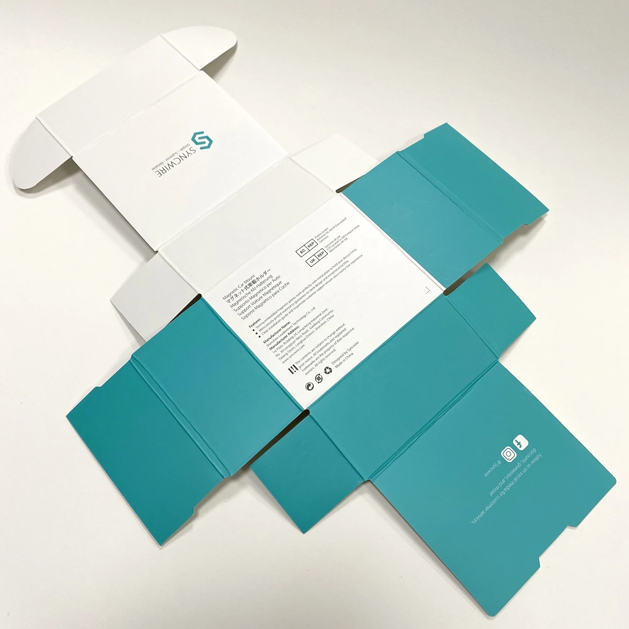 Custom Wholesale Kraft White Paper Color logo Corrugated Cardboard Box Shipping Packaging Box
