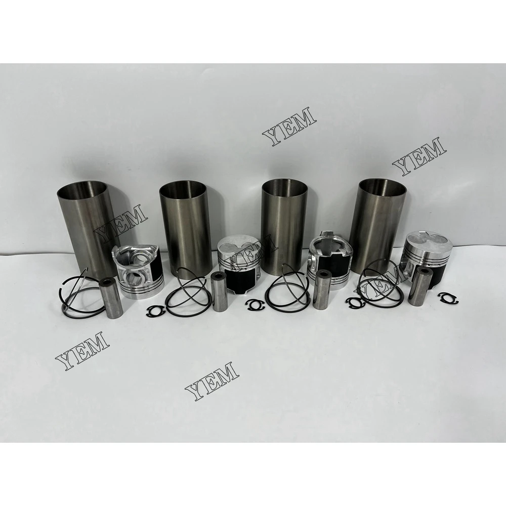Engine Cylinder Liner Kit Fit for Perkins 404D-22T Forklift Excavator & Skid Loader Engine