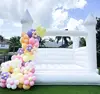 Castelo inflável rosa em PVC para festas ao ar livre, ideal para adultos e crianças. Perfeito para festas, casamentos e decorações._voghion.com
