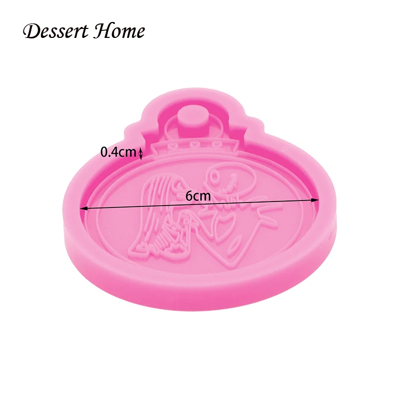 DY0464 Shiny Jack/Lisa Clown Phone Grip Molds Jewelry Epoxy Mould Resin Silicone Mold Badge Reel As Well