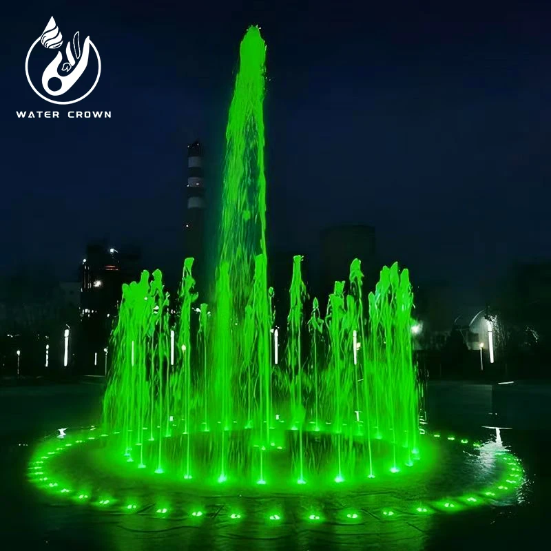 2026年製・二重層ジェット式屋外庭園音楽噴水 DMX制御対応 SS304ステンレス製フローティングタイプ 工場直販・サイズおよび噴水効果をカスタマイズ可能