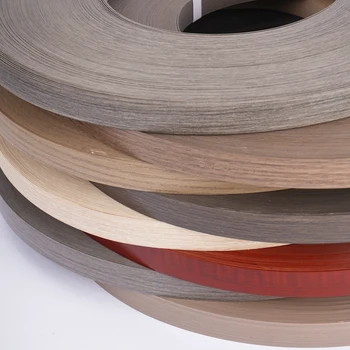 High Quality Factory Wood Grain Strip Tape Mdf Trim Plywood Pvc Edge Banding For Home Furniture Edge
