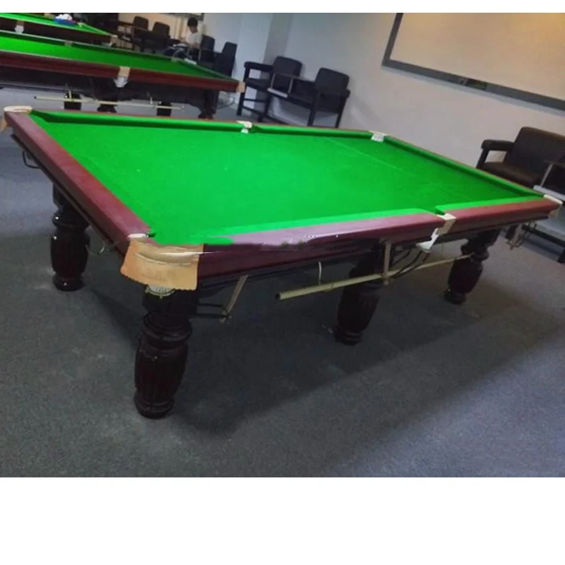 Оптовая цена, бильярдный стол, деревянные ножки и настольный стол из МДФ, зеленая поверхность, Индивидуальный размер, для домашнего спортзала, горячая распродажа