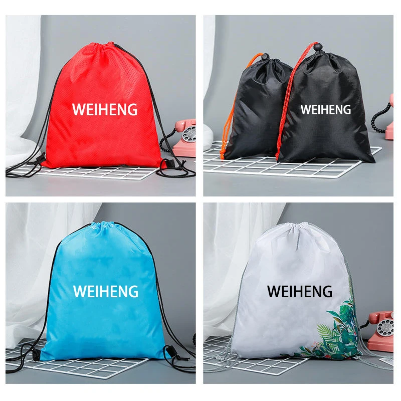 Custom Logo Printed Cheap Polyester Drawstring Bag Gym Sports Draw String Bags Non Woven Sport Backpack Drawstring Bag Promotion details