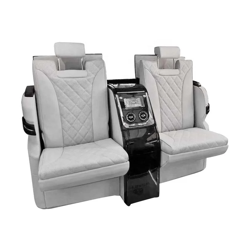 Изготовленный на заказ кожаный интерьер конверсионный фургон перегородка ТВ производители Роскошная Автомобильная для Vito /