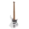 Custom 4 String Matte Headless Bass-White