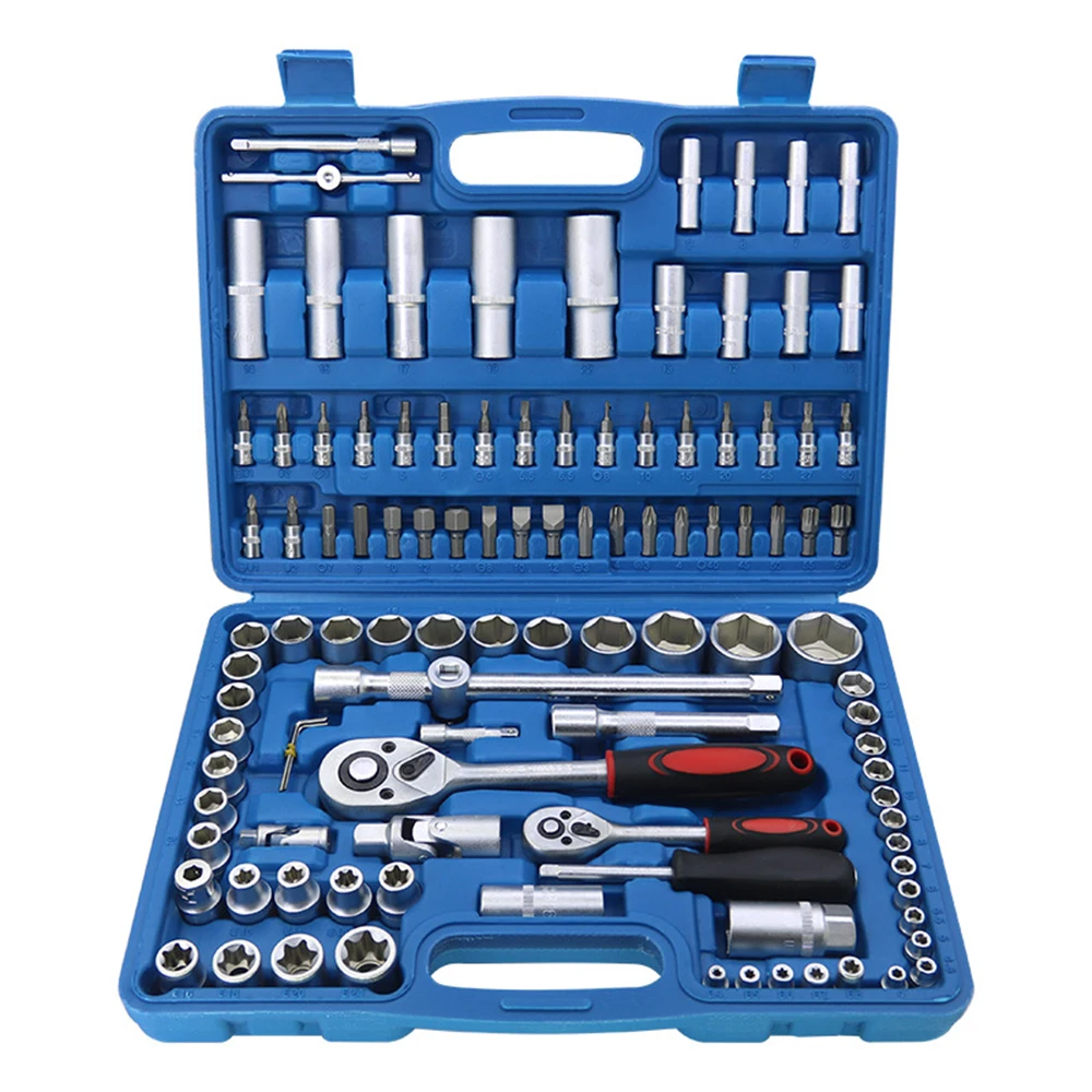 219pcs Socket Set 1/2 3/8 1/4 Mechanic Socket Set Combination Tool Set ...