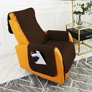 BSCI factory direct waterproof Recliner Chair Cover 1 seat armchair sofa cover with water resistant