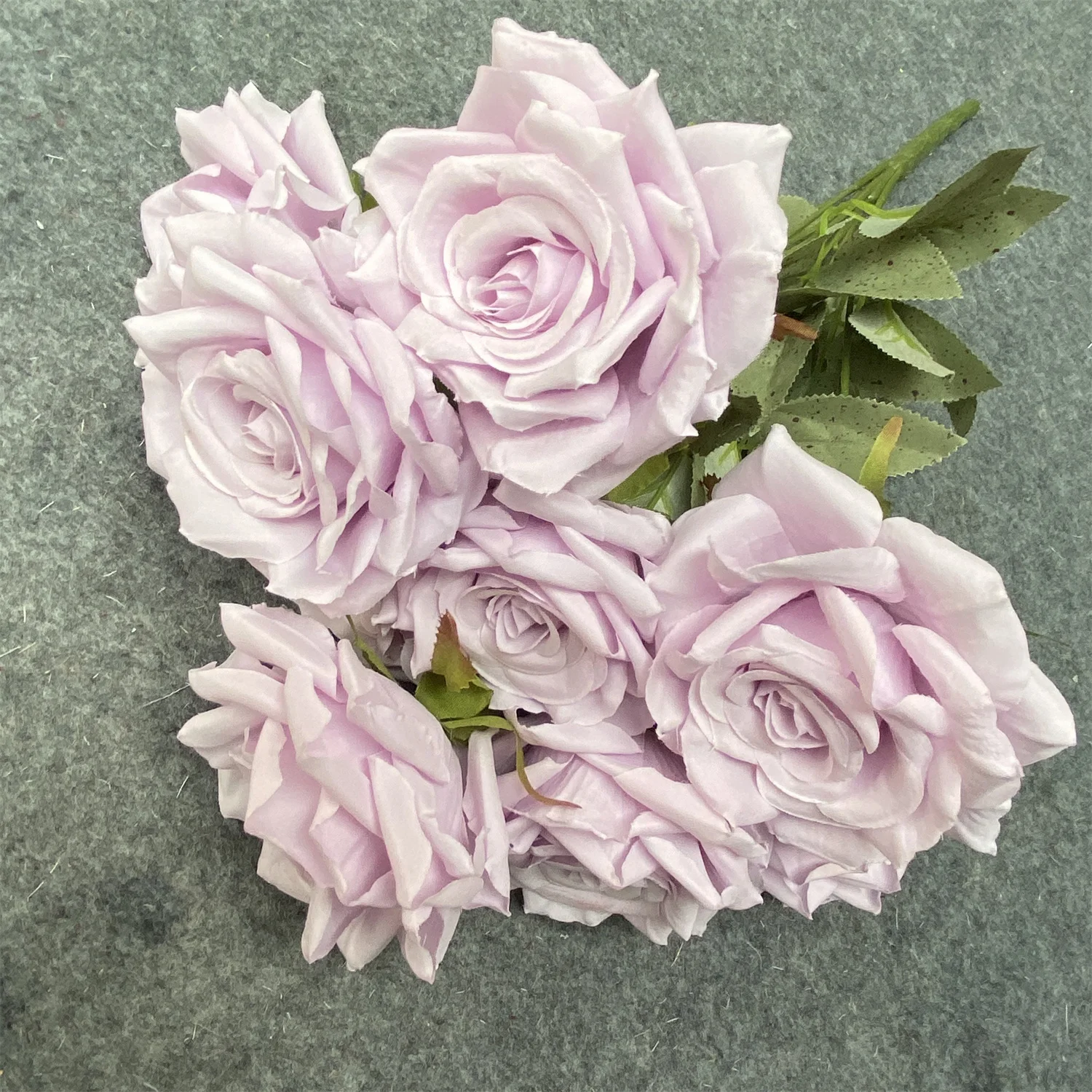 Bestselling 9head Diamond Rose Artificial Flower Rose For Wedding