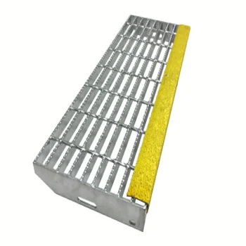 Chinese Standards Modern Design Outdoor Safety Steel Grating Stair Treads Stainless Steel steps with Aluminum Ladder