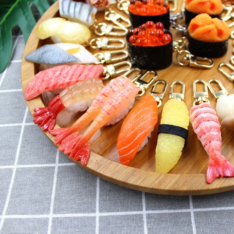 アクセサリー SUSHI Wholesale Simulation Sushi Model 3D Plastic Cute Toys