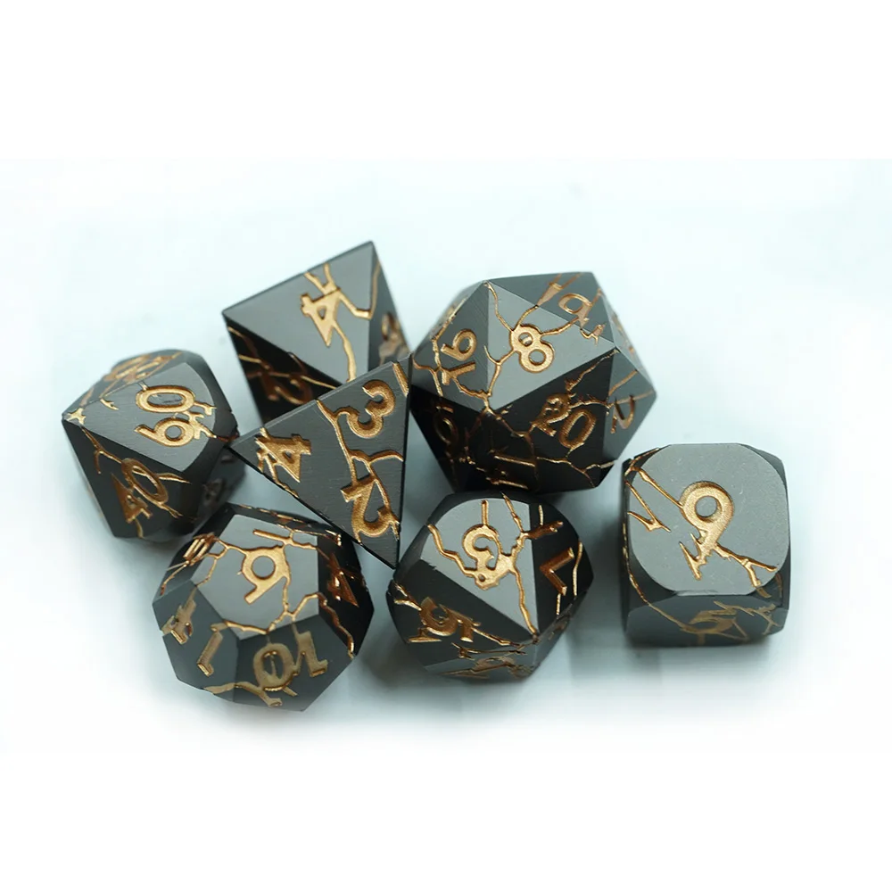 Sérsniðin D&D Teningur sett Polyhedral Sinkilegur leger fyrir Dungeons and Dragons Sérstakur brotmynd