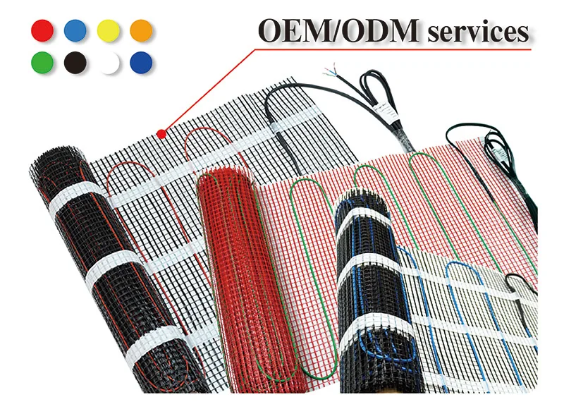 product floor warming system intelligent electric underfloor 220v 230v heating mat-3