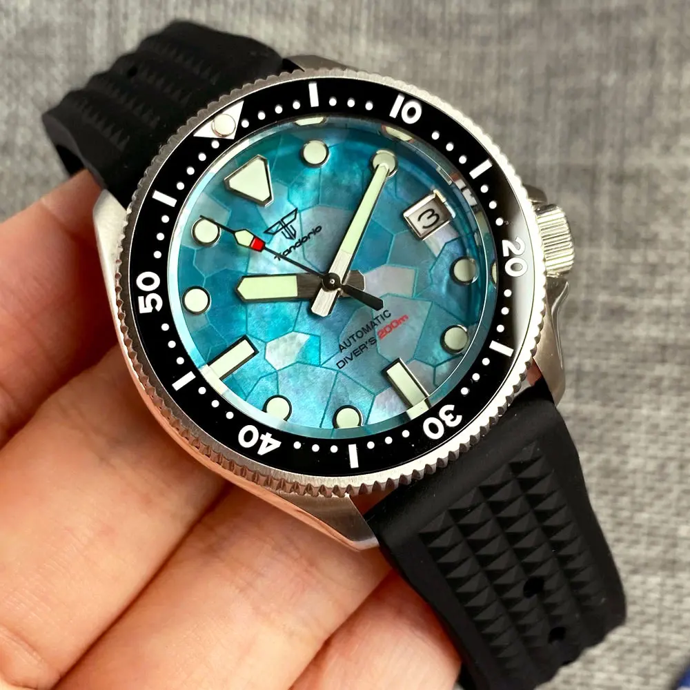 タンドリオ-男性用ステンレススチールウォッチ 自動巻き,nh35a タンドリオ-男性用ステンレススチールウォッチ 自動巻き,nh35a