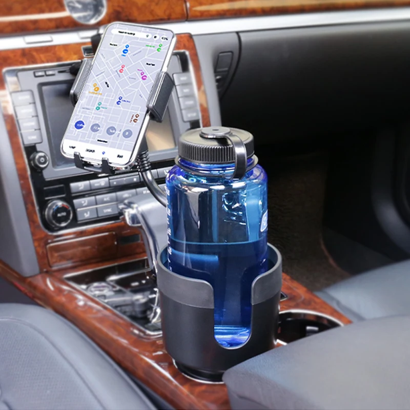 Cup Holder Phone Mount Adjustable Base With Rotate 360 Degrees