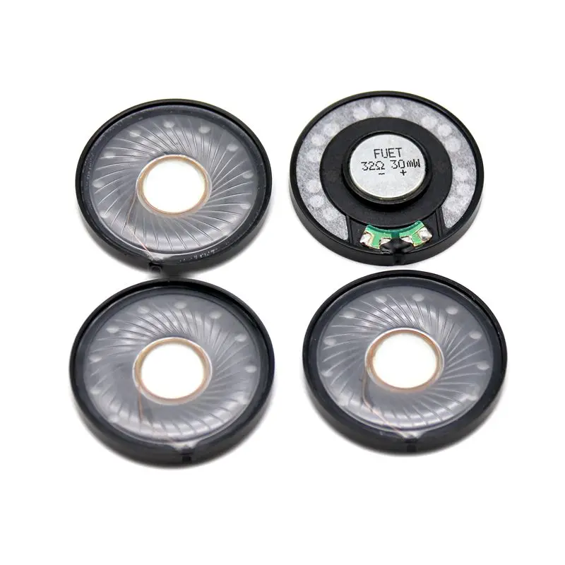 40MM Headset Driver 32Ohm Speaker 30mW 118db Loud Sound Neodymium Dynamic  Headphone Loudspeaker