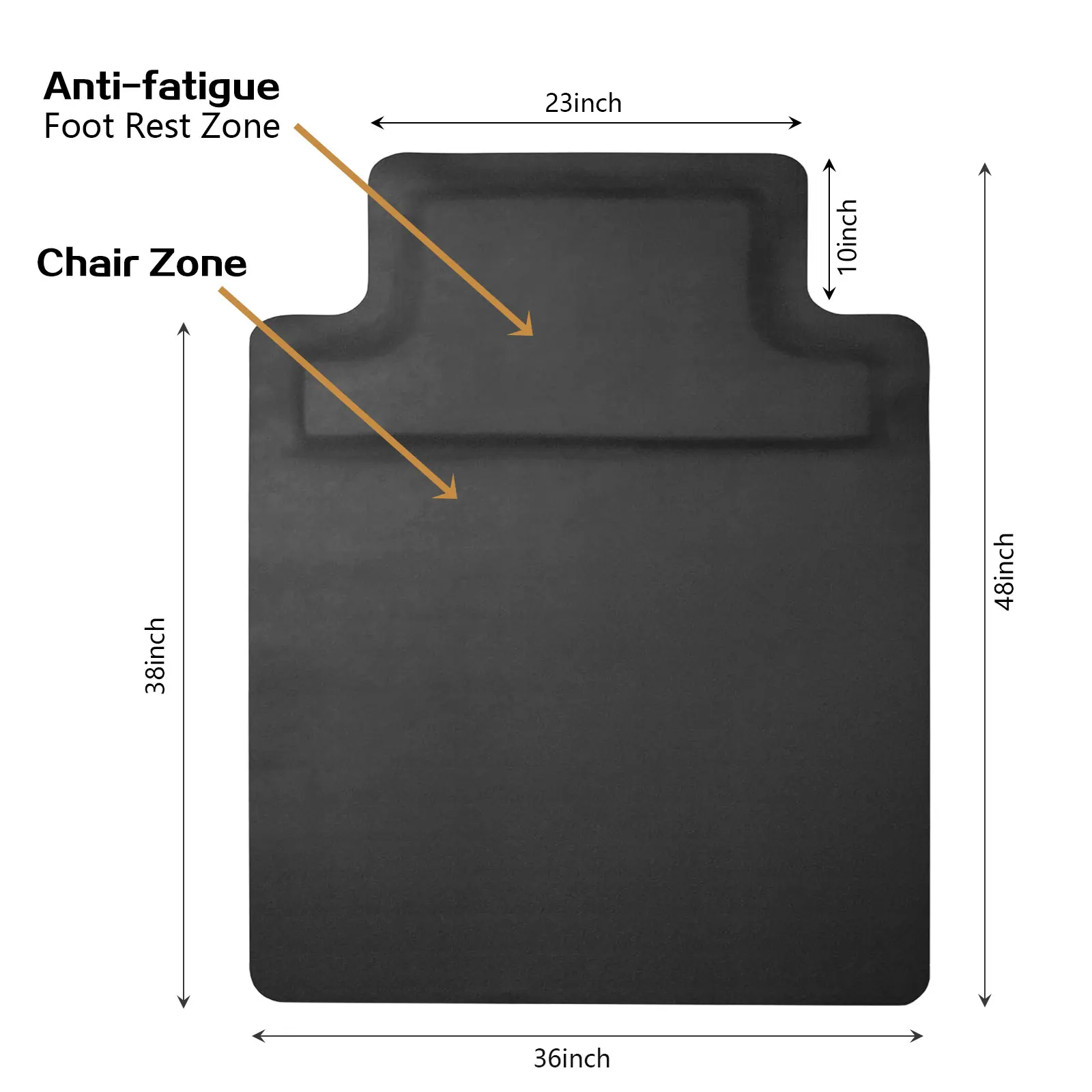 2 In 1 Anti Fatigue Office Chair Mat For Hardwood Buy Office Chair