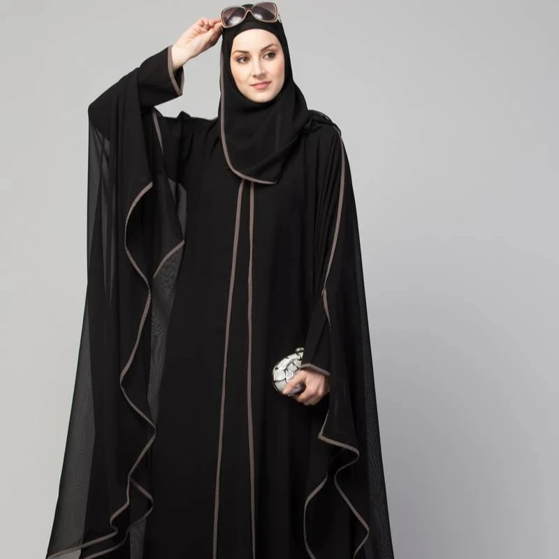 Latest Muslim Women's 2024 Women's Fashion Style Layered Designer 