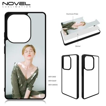 For Redmi Note Series 2D TPU Case DIY Heat Press Rubber Protective Cover Sublimation Phone Cases for Redmi Note 13 Pro(Big Hole)